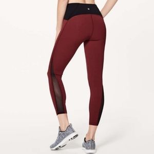 Lululemon Train Times 7/8 Pant 25" in colour Oxidized/Black